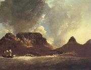 unknow artist A View of the Cape of Good Hope,taken on the spot,from on board the Resolution,capt,coode,November 1772 painting